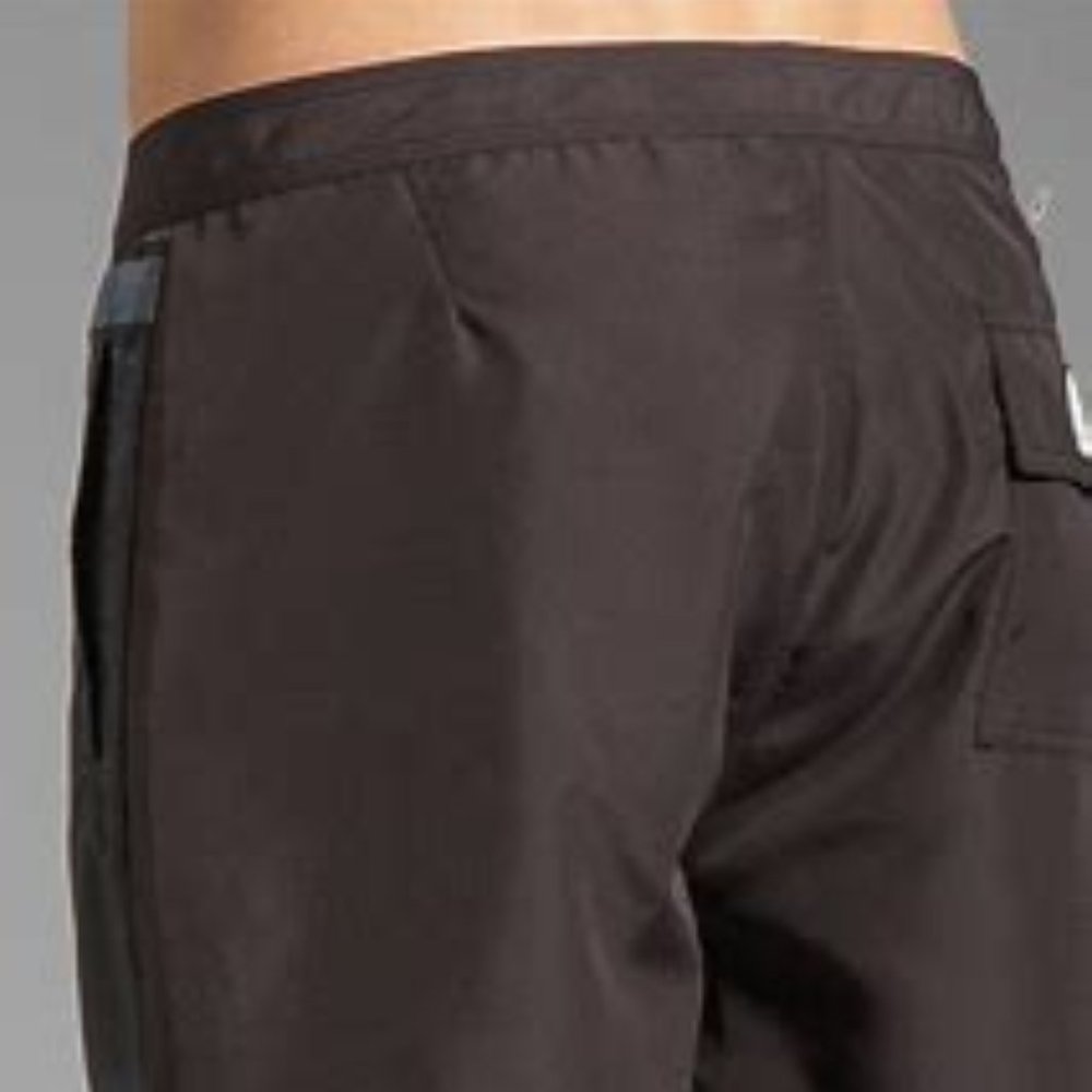 Neil Barrett x Sundek Surf Print Board Shorts Gray Swim Trunks Men's Size 32 - Picture 4 of 8